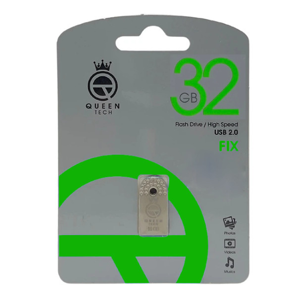 فلش مموری کوئین تک مدل FIX ظرفیت 32 گیگابایت با رابط USB 2.0