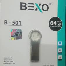 BEXO B-501 USB2.0 Flash Memory-64GB(گارانتی داده پردازی آواتک) نقره ای