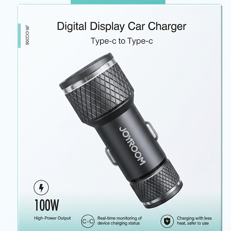 شارژر فندکی JOYROOM JR-CCD06 با توان قدرتمند 100 وات