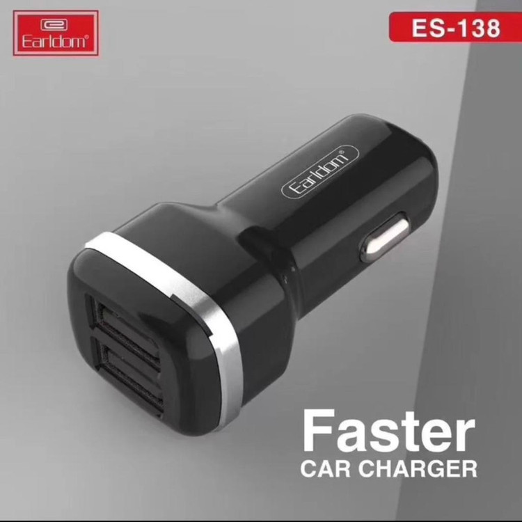 شارژر فندکی ارلدام مدل ES-138 به همراه کابل تبدیل USB-C