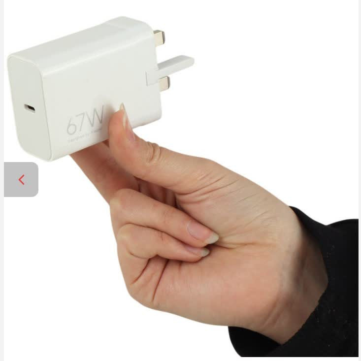 شارژر 67 وات شیائومی Xiaomi سه پین تایپ سی