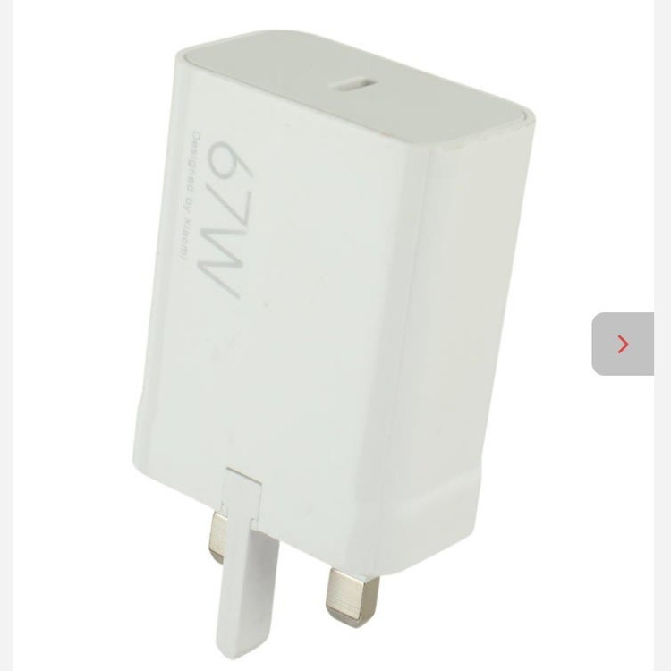 شارژر 67 وات شیائومی Xiaomi سه پین تایپ سی
