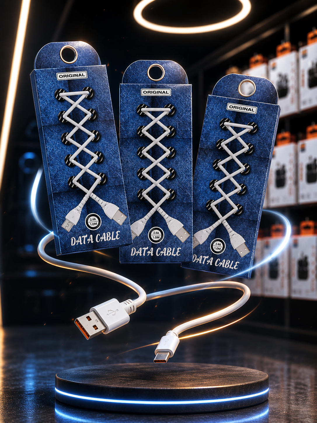 کابل شارژ و دیتا USB به Type-C مدل Original