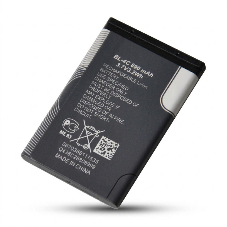 باتری موبایل مدل BL-4C ظرفیت 890 میلی آمپر ساعت مناسب برای گوشی موبایل نوکیا 4c