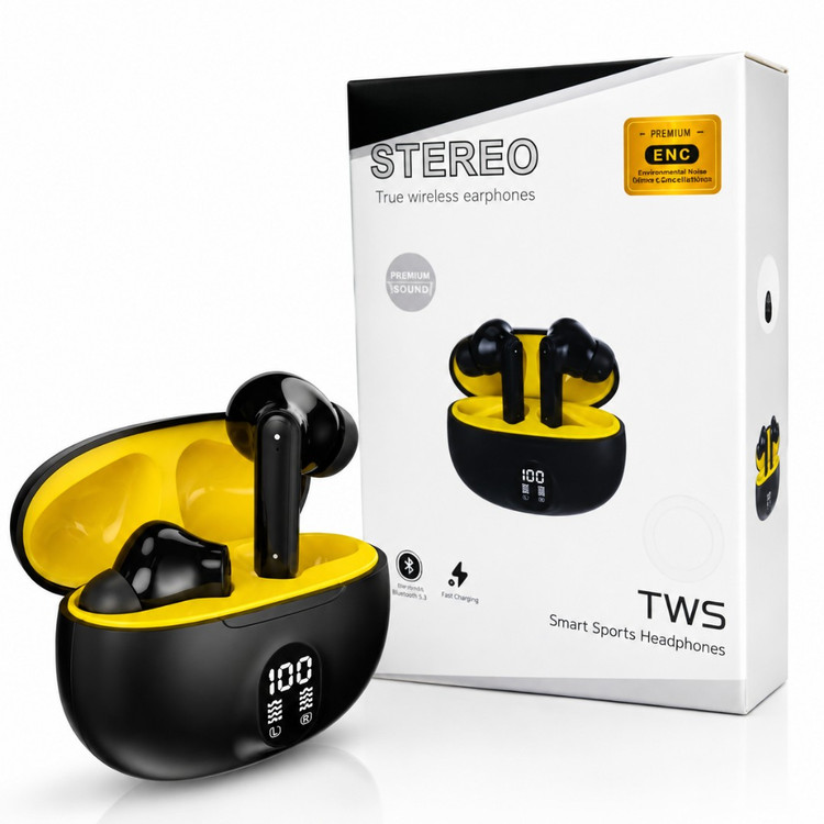 ایرپاد بلوتوث نمایشگر دارtws stereo هندزفری بلوتوث