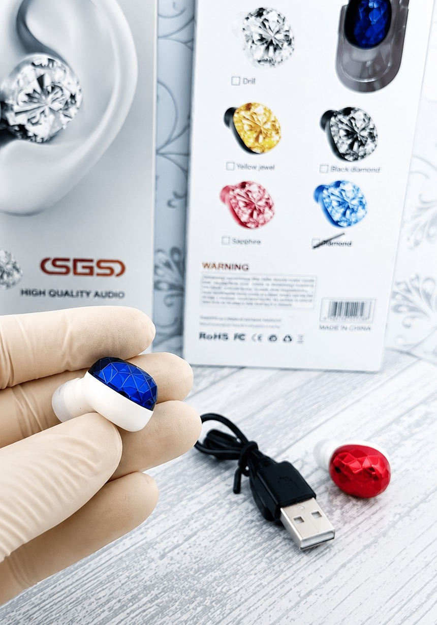 هندزفری بلوتوثی تک گوش SGS مدل M1 (کوچکترین هندزفری بلوتوثی) دارای باطری داخلی بزرگ،مناسب برای رانندگان جهت ایمنی بیشتر