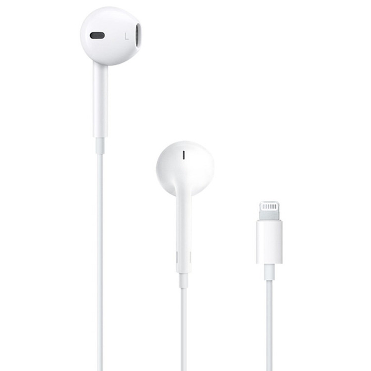 هندزفری اپل مدل EarPods بدون قابلیت نویز کنسلینگ، اتصال از طریق لایتنینگ