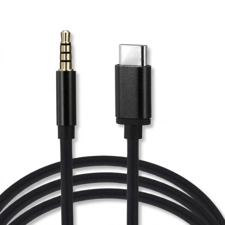 کابل تبدیل USB-C به AUX مدل GL090 طول 1 متر