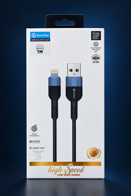 کابل شارژ و دیتا Soloffer مدل SH74